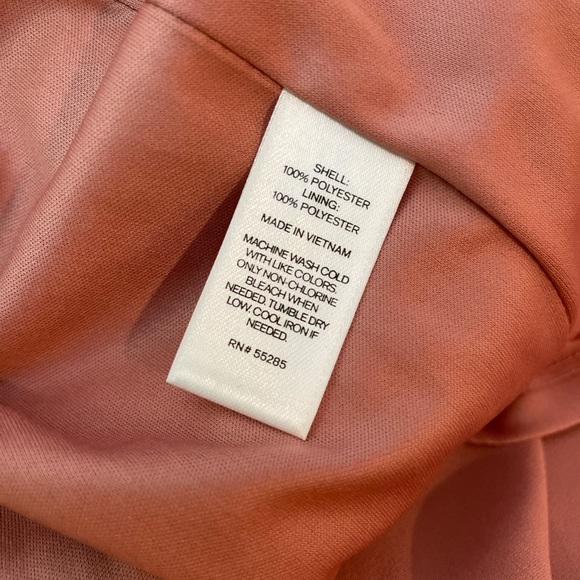 EXPRESS Flutter Ruffle Apricot Maxi Dress Size 4 - Picture 5 of 8